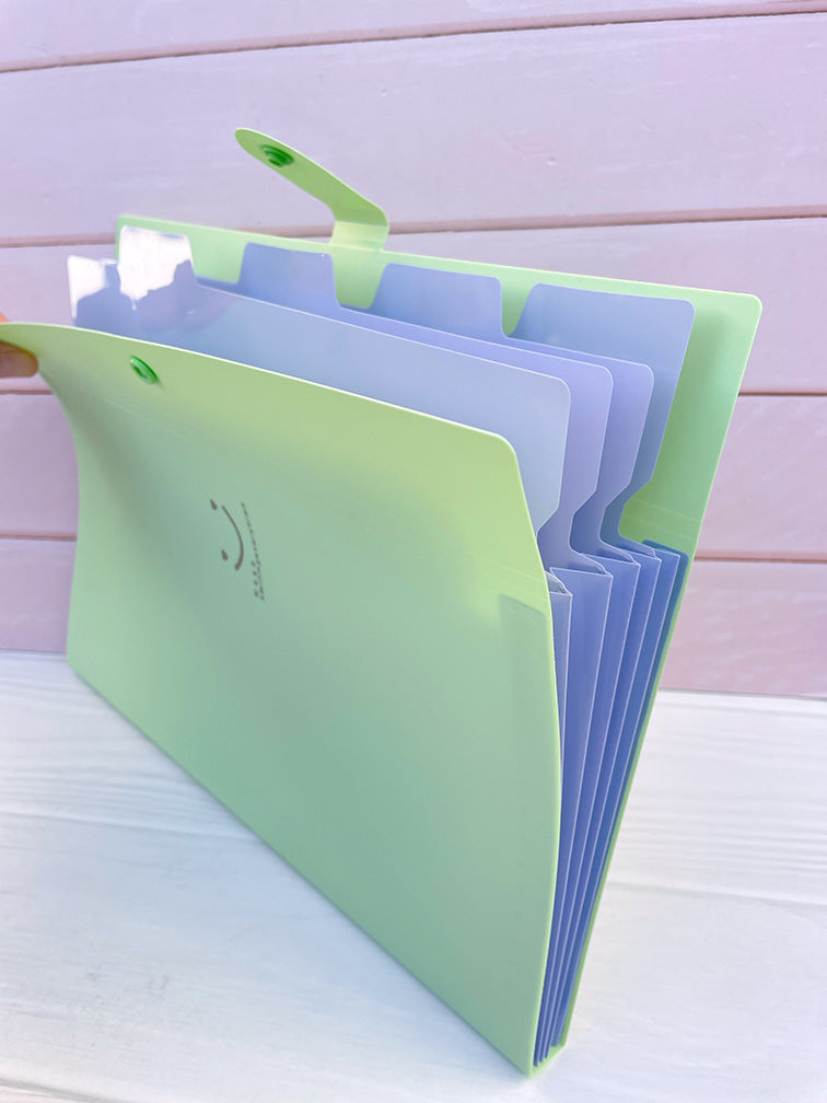 Carpeta Plástica con 5 Divisiones :)