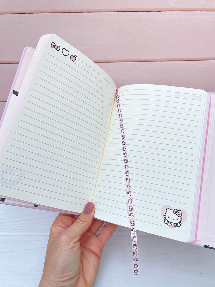 Cuaderno Cosido A5 Hello Kitty con Tapa Imantada