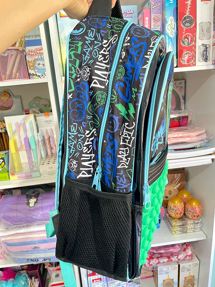 Set de Mochila Filgo Pop it Gamer + Cartu