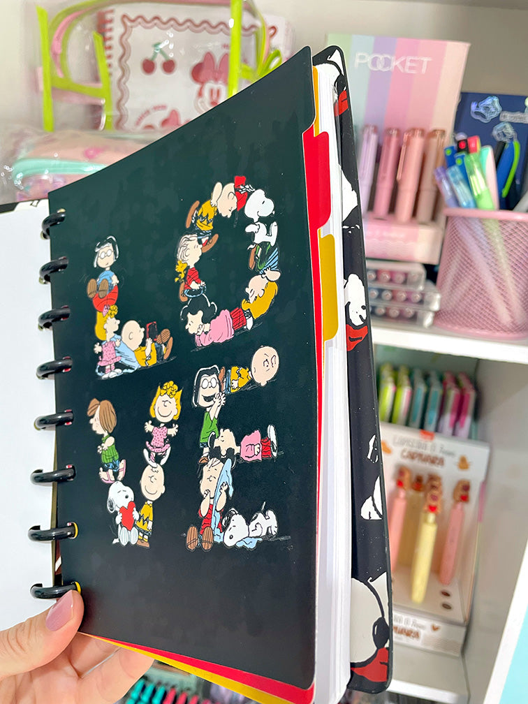 Cuaderno Snoopy 2026 con Sistema de Discos