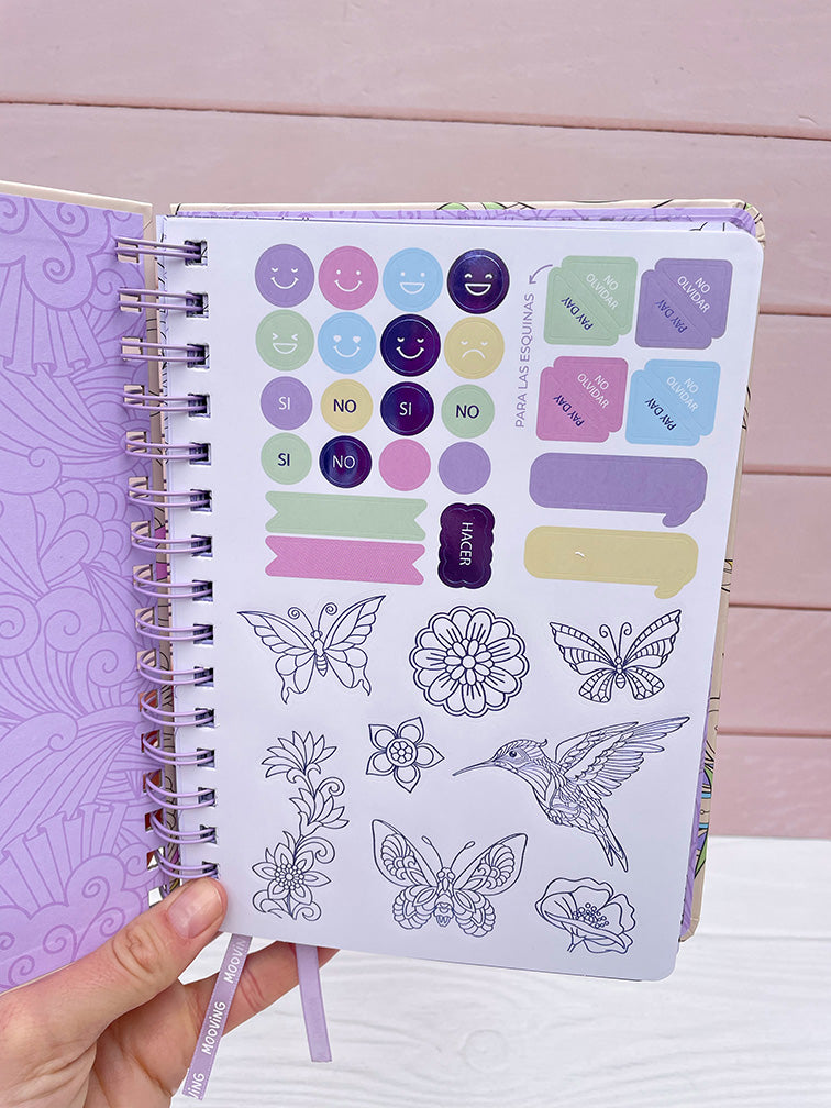 Agenda Coloring Semanal Mooving 2027