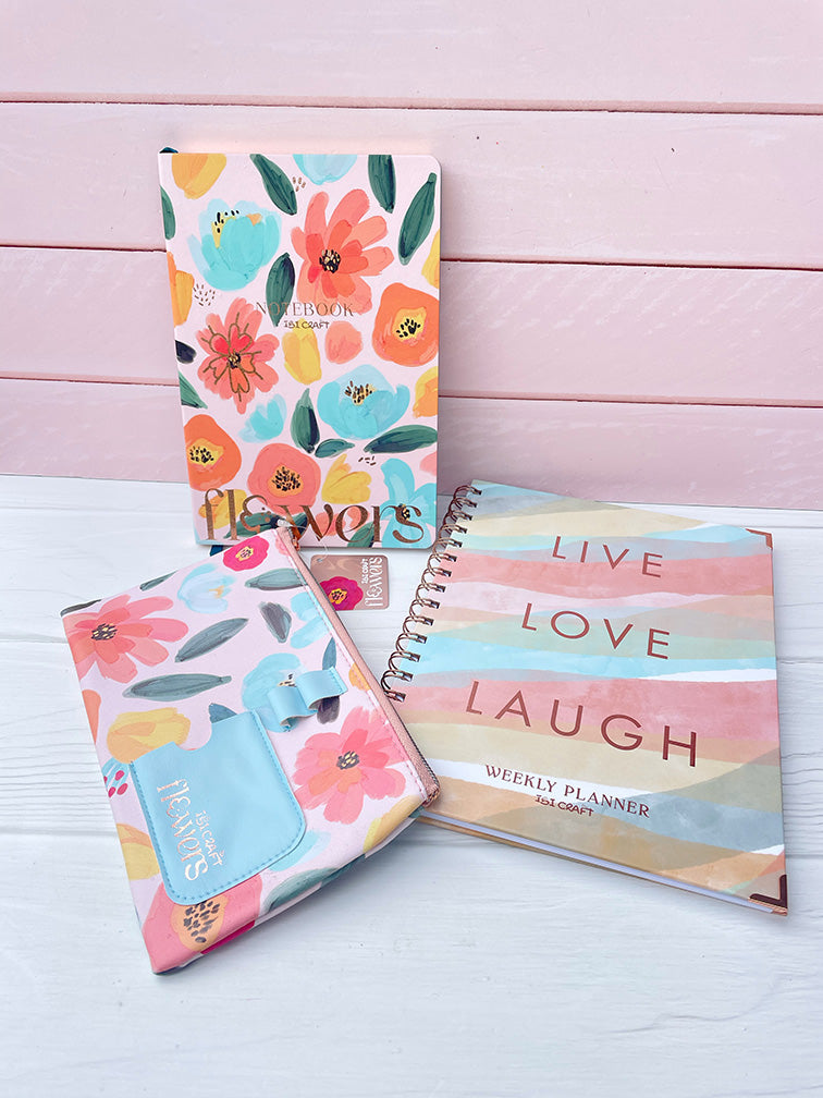 Set Planner Semanal + Cuadernito + Estuche Ibi Craft