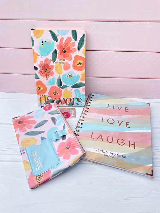 Set Planner Semanal + Cuadernito + Estuche Ibi Craft