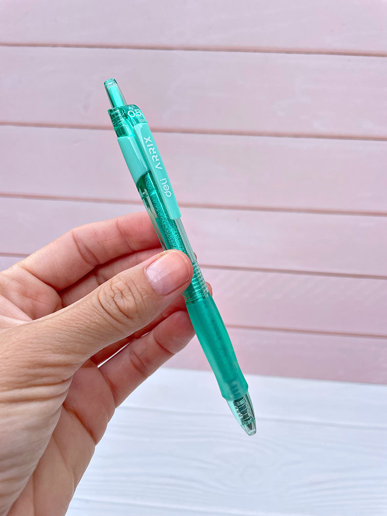 Lapicera Retráctil Tinta Gel Azul Deli