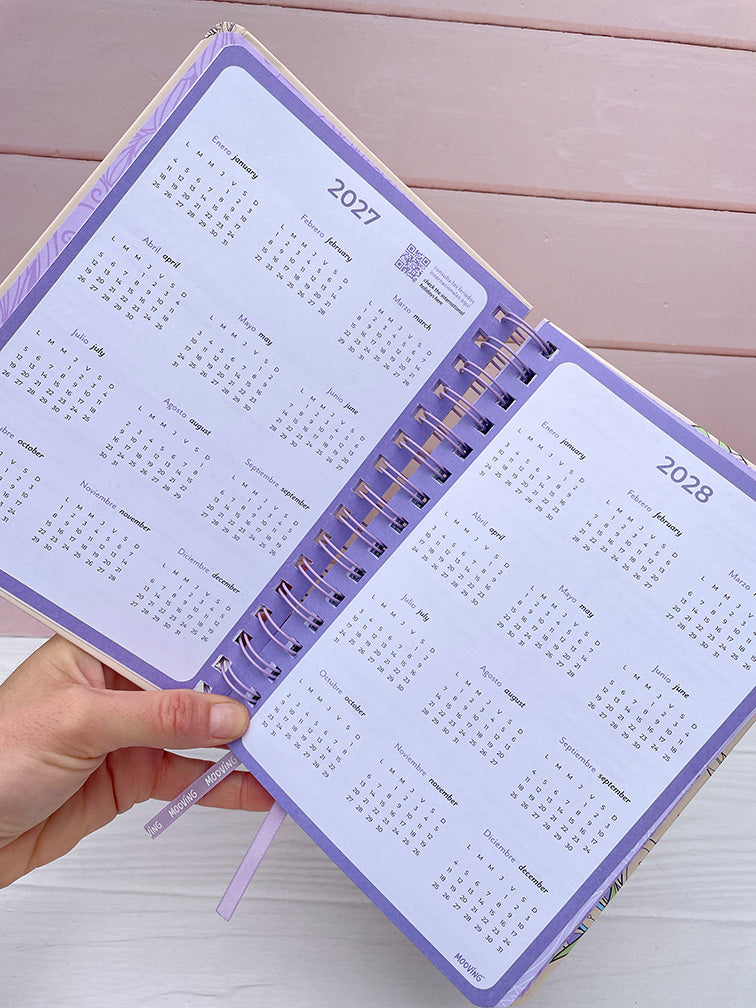Agenda Coloring Semanal Mooving 2027