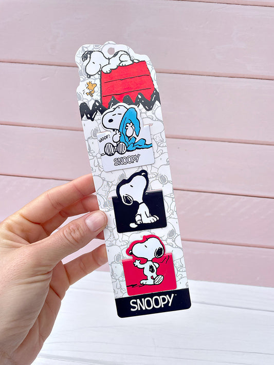 Set de Marcapáginas Imantados Snoopy x3