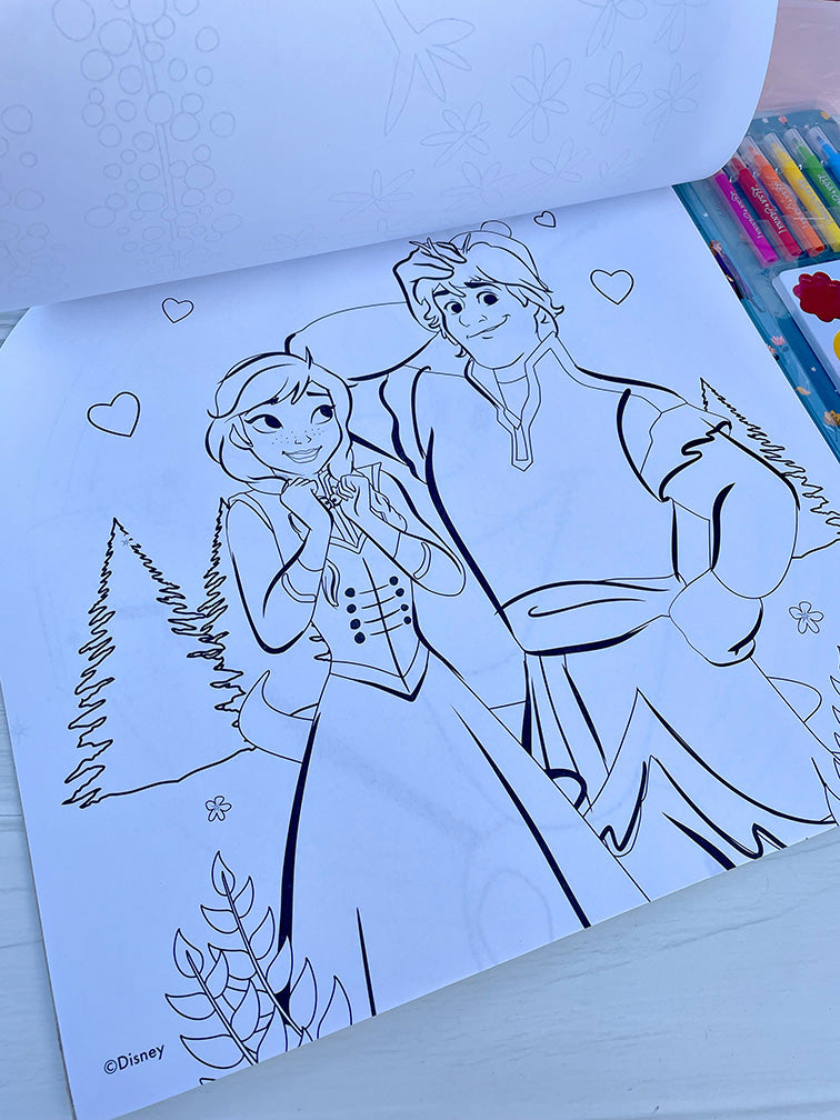 Block Gigante para Colorear Frozen