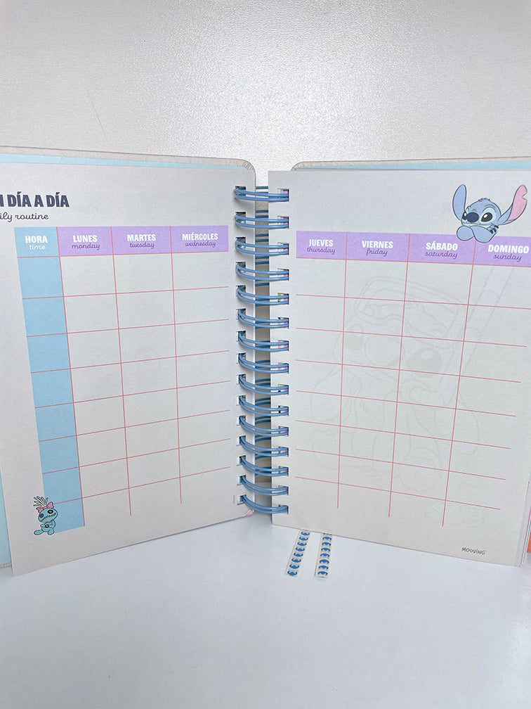 Agenda Stitch Diaria Mooving 2027
