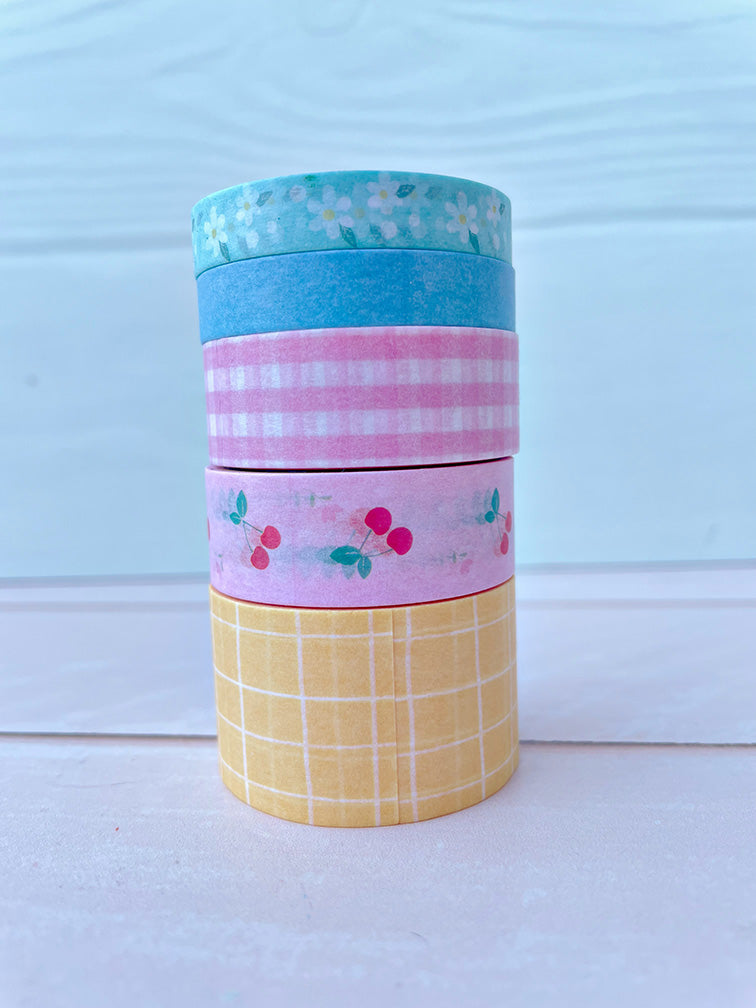 Washi Tape "Summer" Ibi Craft x5