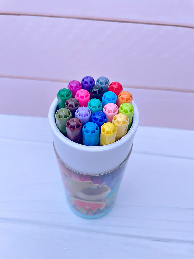 20 Marcadores finos Filgo en tubo