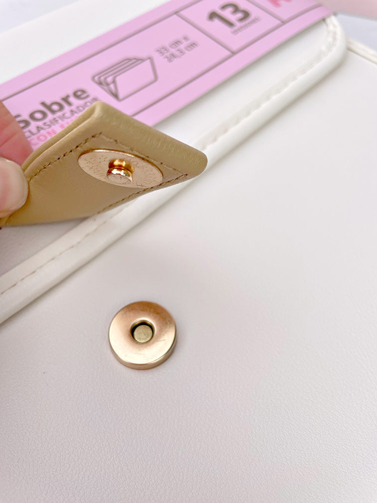 Carpeta A4 Eco Cuero con 13 Divisiones Ibi Craft