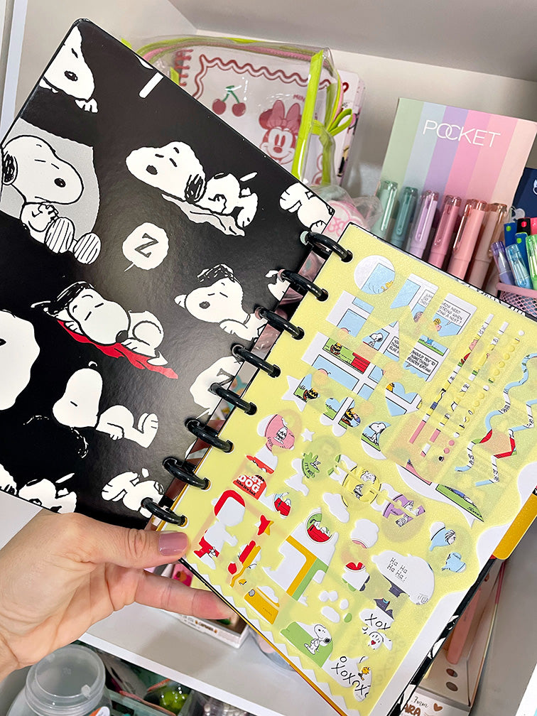 Cuaderno Snoopy 2026 con Sistema de Discos