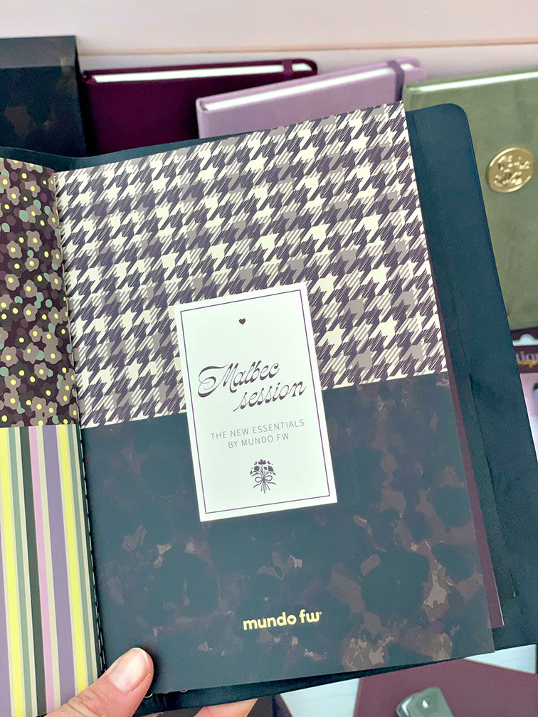 Journal Eco Cuero Fw "Malbec"