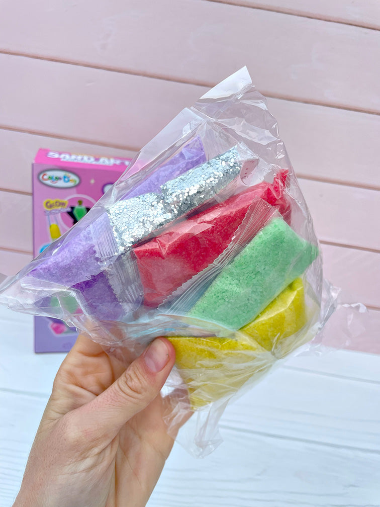 Set de Arte con Arena de Colores