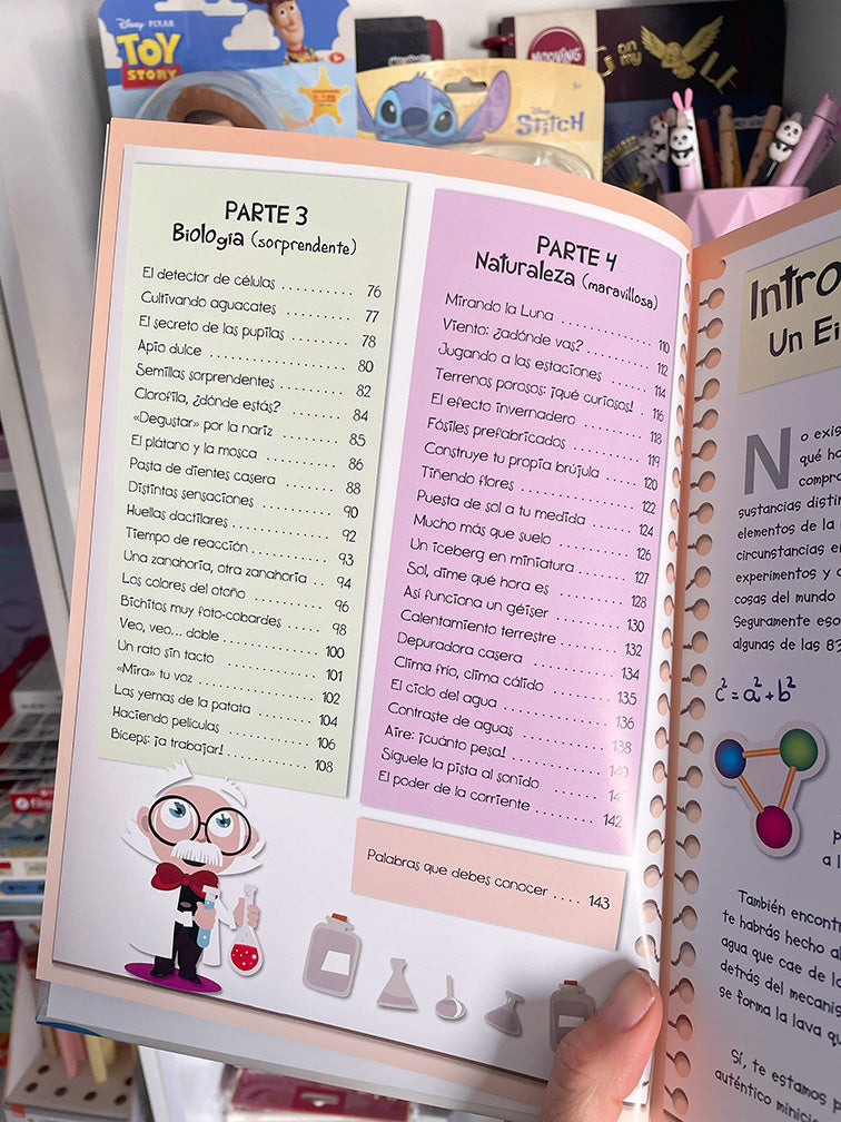 Libro educativo y didáctico de Experimentos para Niños
