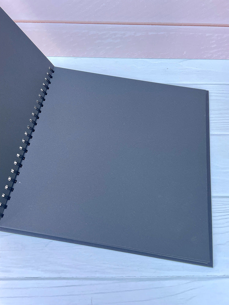 Álbum de Scrapbooking Negro 30x30 cm