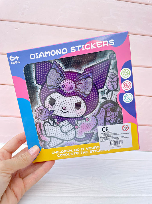 Diamond Painting Kuromi Cuadro de 18x18 cm