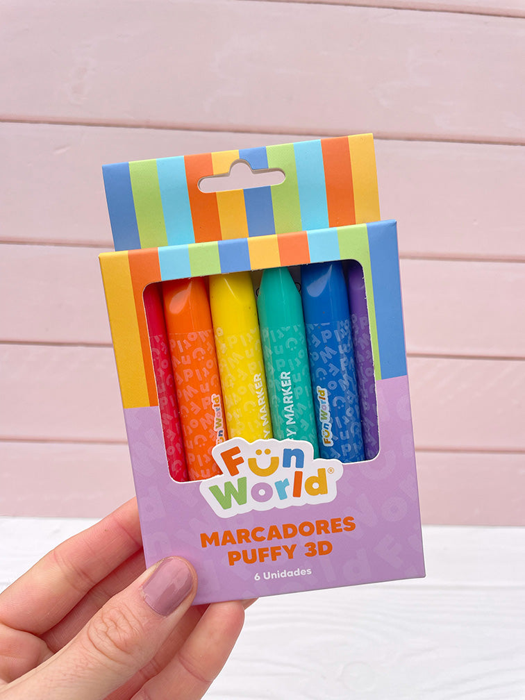 Marcadores Puffy 3D