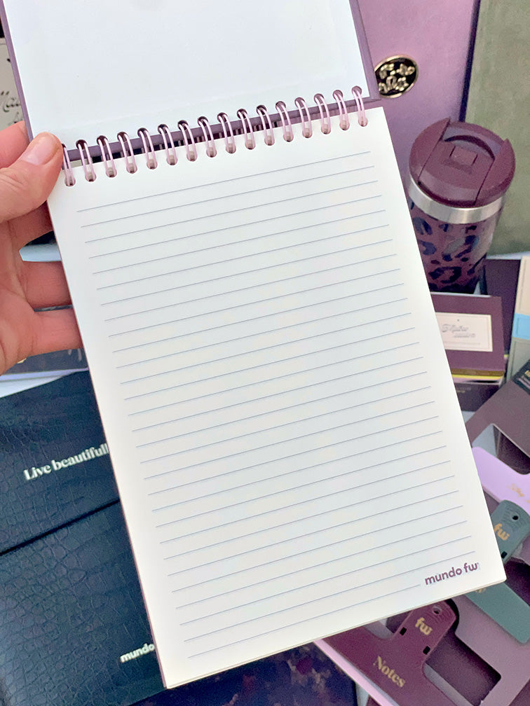 Libretita tapa dura tipo Block Fw "Malbec"