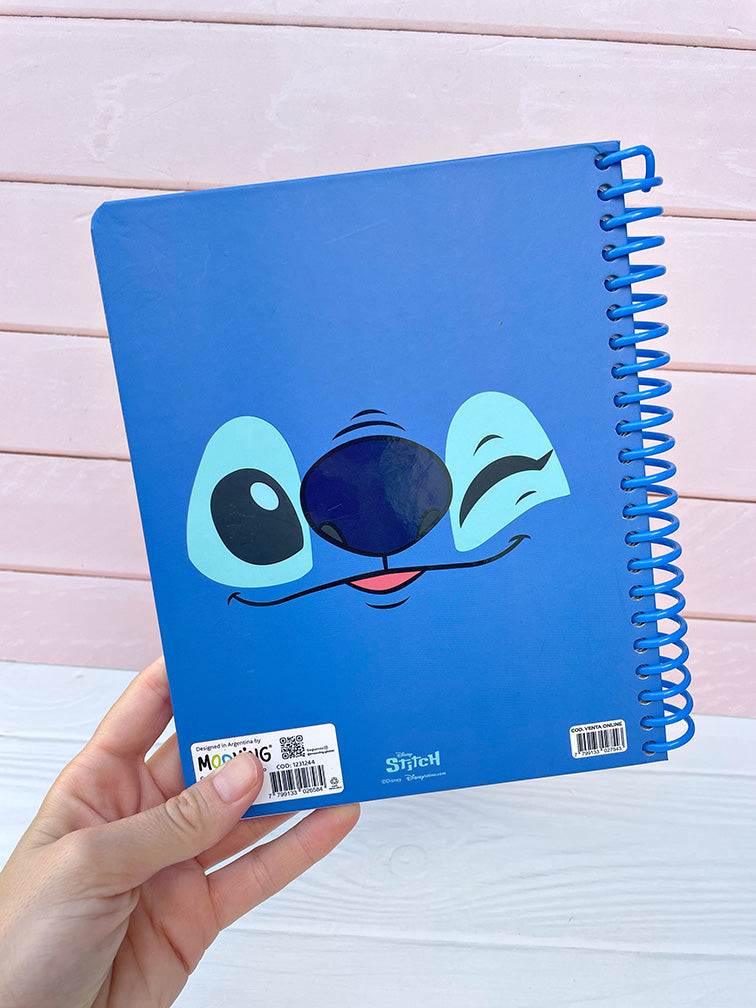 Cuaderno Premium 1/2 Oficio Stitch - Nueva Colección -