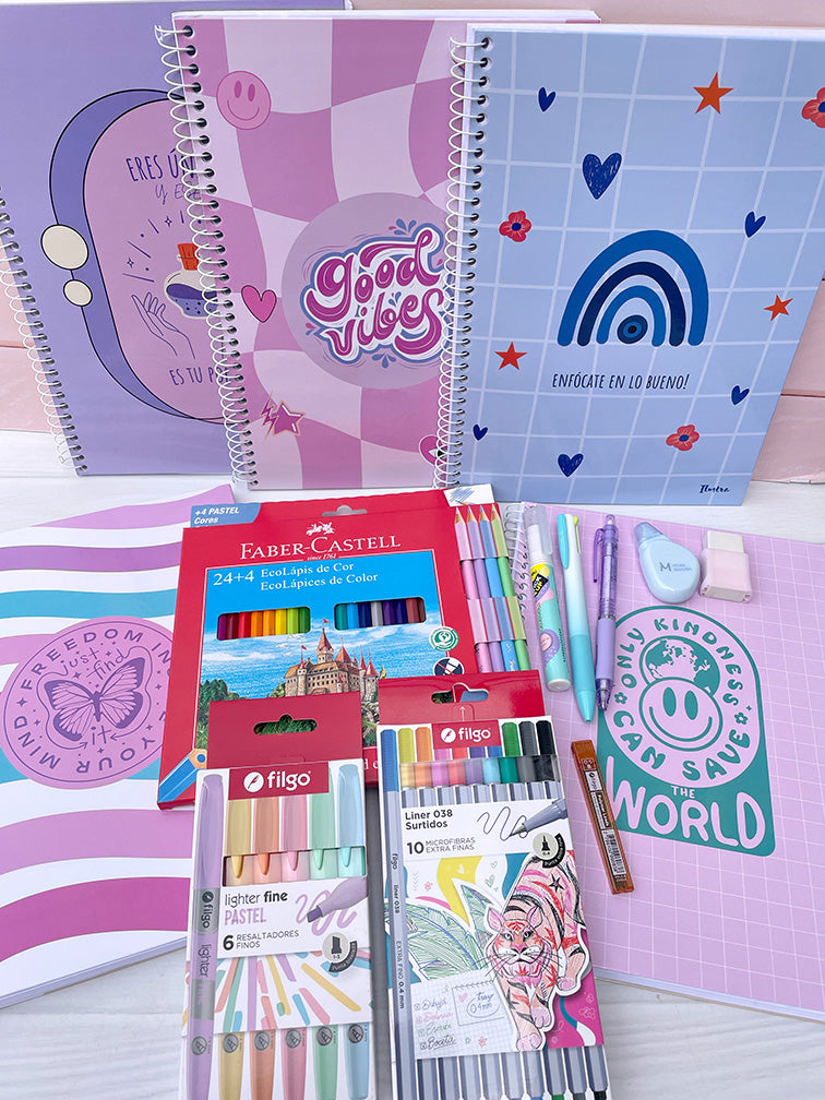 Combo Liceal con 5 Cuadernolas