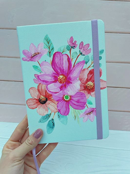 Cuaderno Cosido A5 Flores