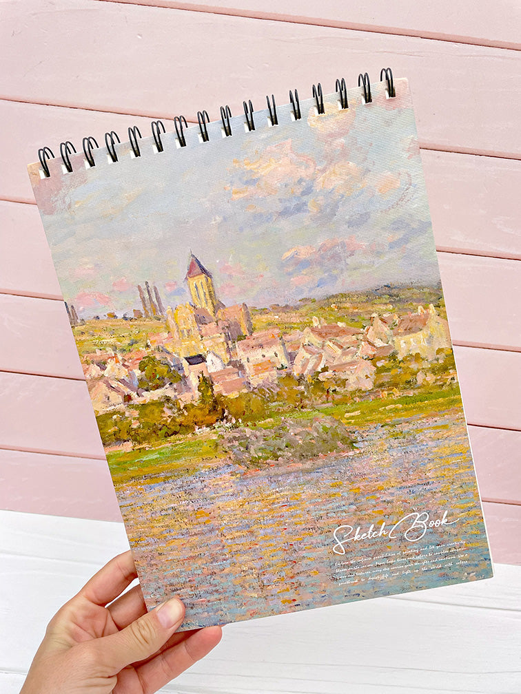 Sketch Book con rulo metálico