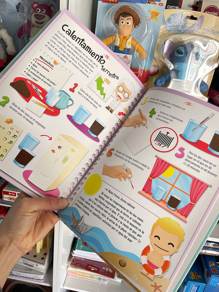 Libro educativo y didáctico de Experimentos para Niños