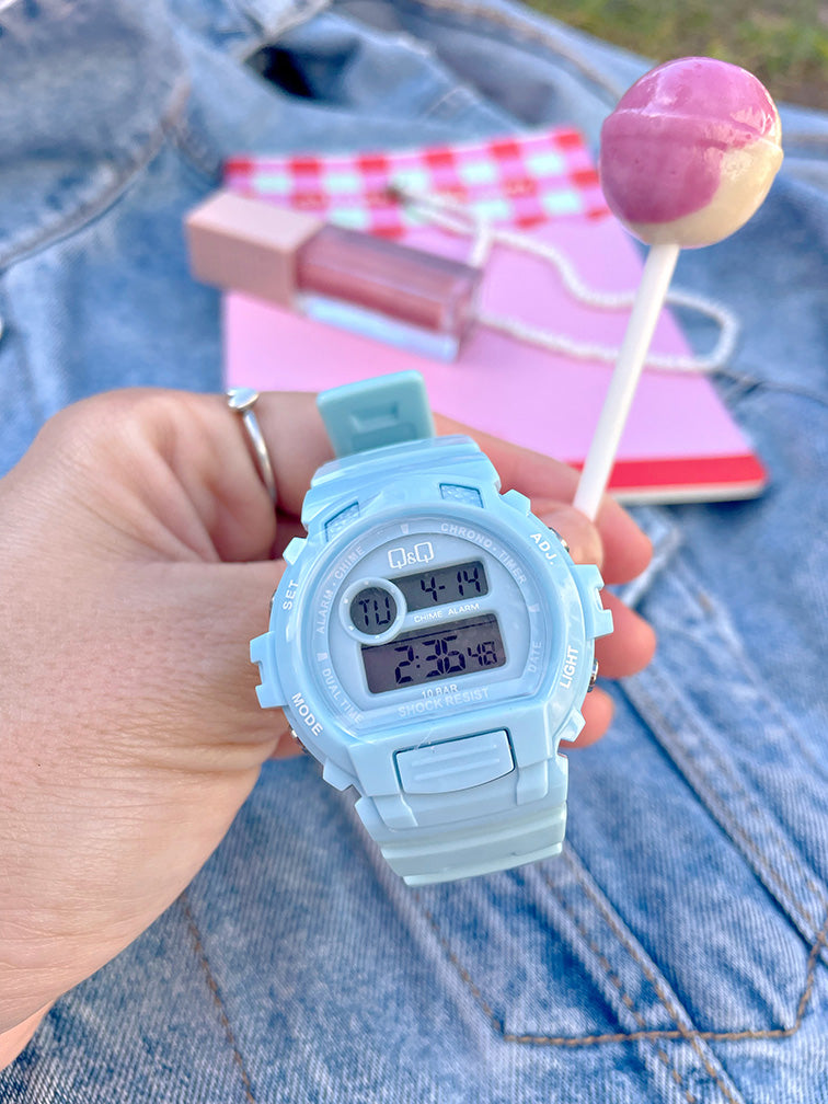 Reloj QQ Sport Pastel / 10 BAR ♥