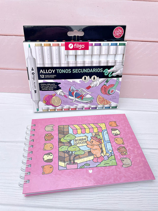 PROMO "Bobbie Goods" + 12 Marcadores Doble Punta