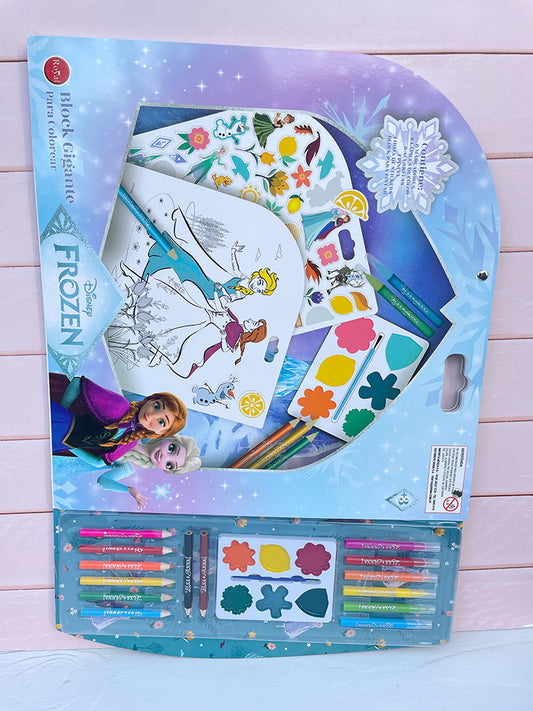 Block Gigante para Colorear Frozen