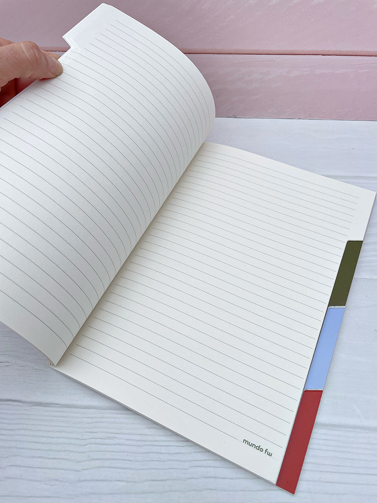 Cuaderno con Separadores "Pomodoro" Fw