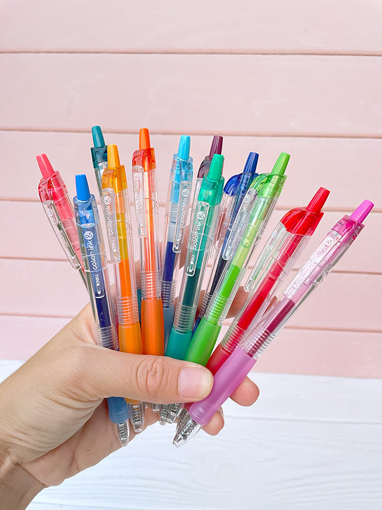 Lapiceras en gel x12 Colores 0.5 mm