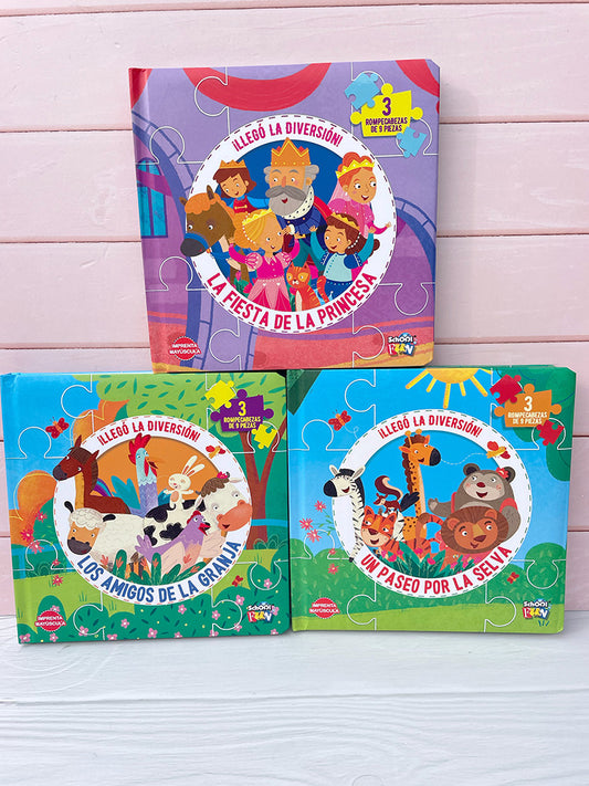 Libro de Cuentos con 3 Puzzles