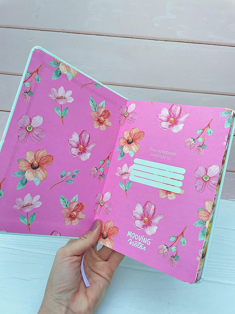 Cuaderno Cosido A5 Flores