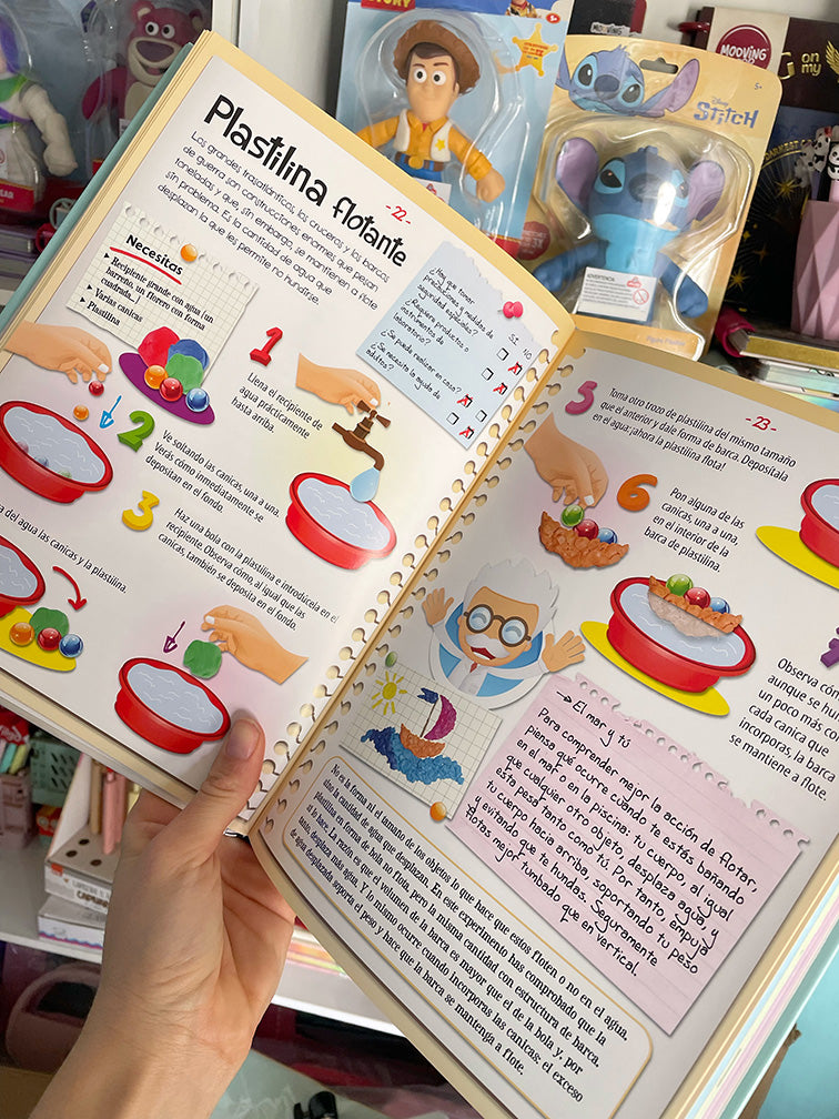 Libro educativo y didáctico de Experimentos para Niños