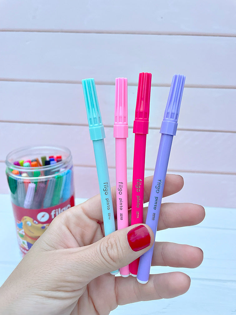 Marcadores Escolares Filgo en Tubo x50