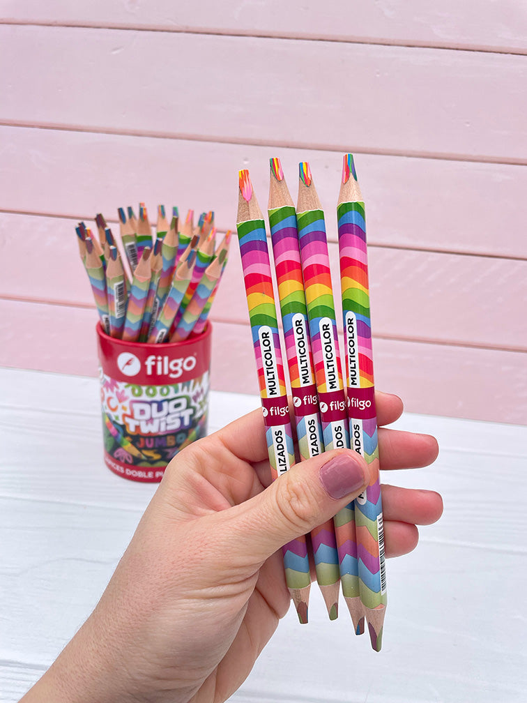Lápiz Multicolor Jumbo doble punta Filgo