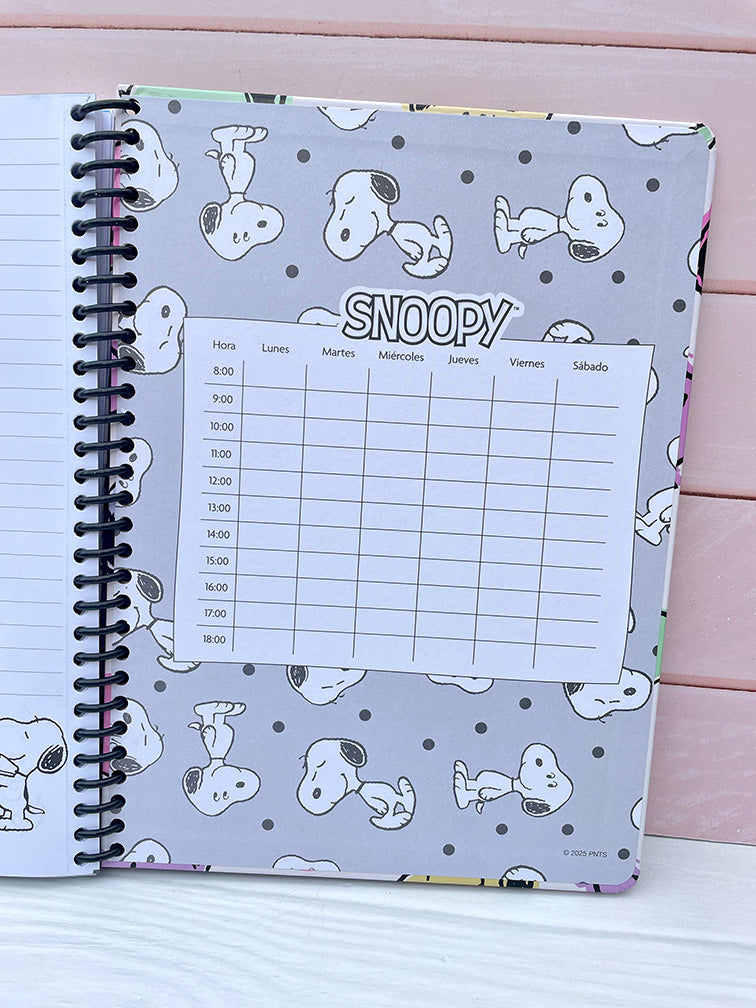 Cuadernola Tapa Dura Snoopy Mooving