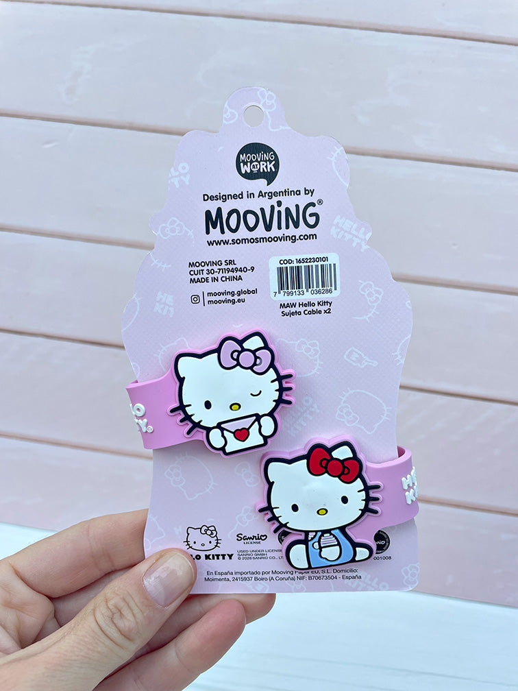 Sujeta Cables Hello Kitty x2