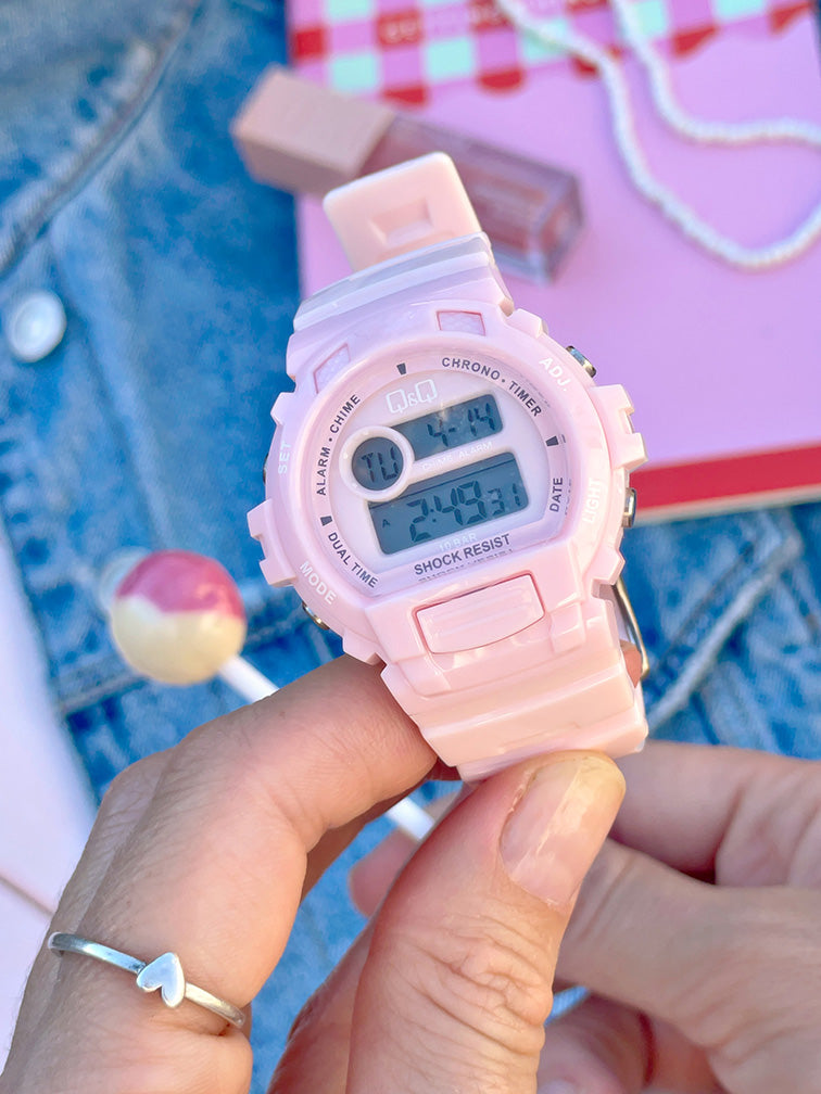 Reloj QQ Sport Pastel / 10 BAR ♥