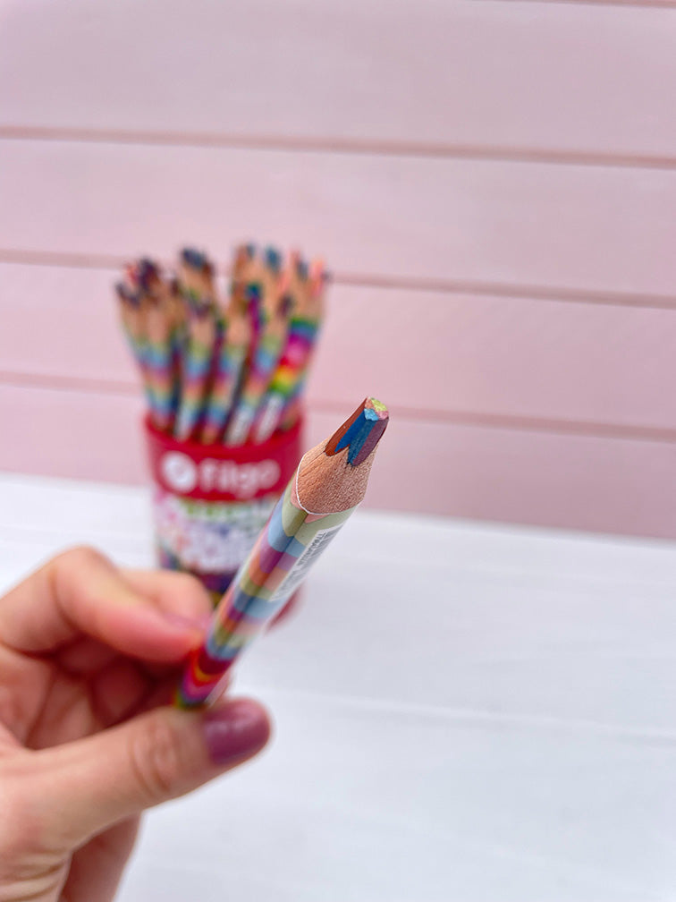 Lápiz Multicolor Jumbo doble punta Filgo