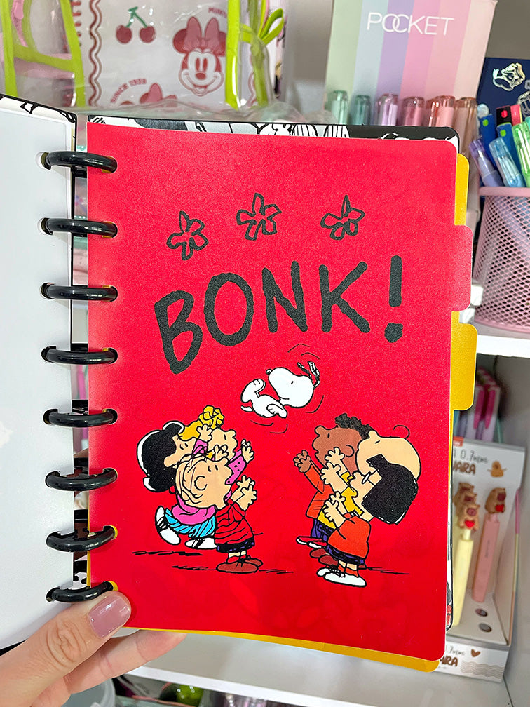 Cuaderno Snoopy 2026 con Sistema de Discos