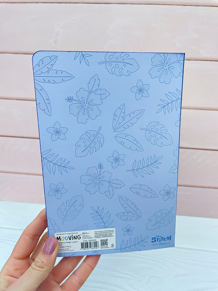 Cuaderno "Capas Mágicas" Stitch