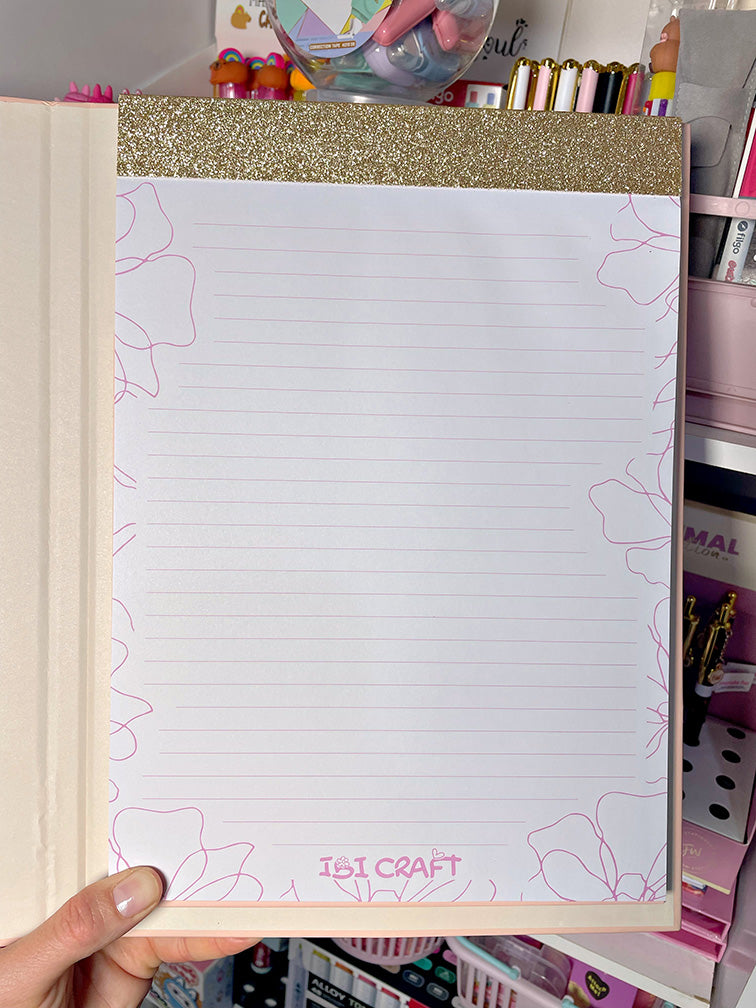 Tabla con Block y Clip Sujeta Hojas Ibi Craft