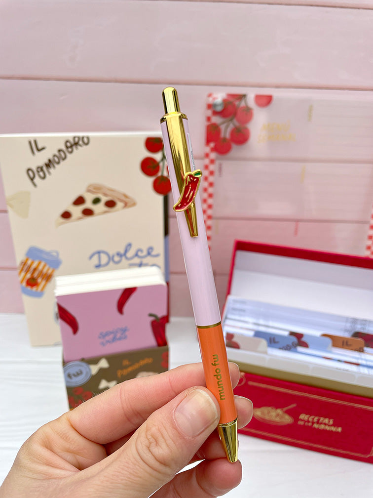 Lapiceras Metálicas Retráctiles "Pomodoro" Fw