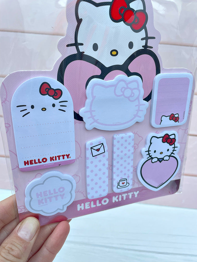 Set de Notas Adhesivas Hello Kitty