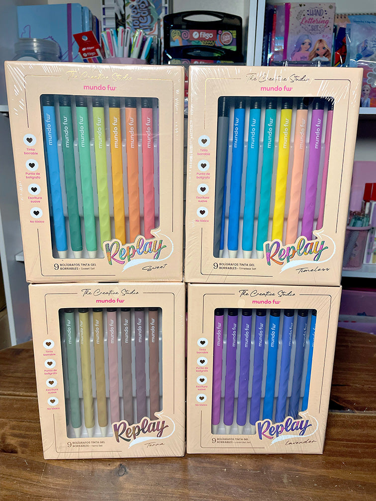 Lapiceras Borrables de Colores x9 Fw