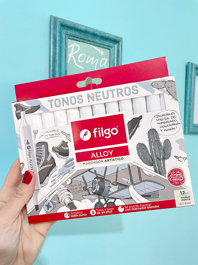 Marcadores Filgo Alloy Doble Punta x12 - 6 Variedades