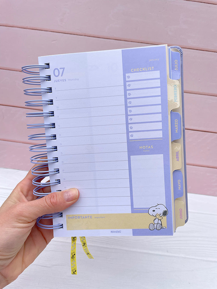 Agenda Snoopy Diaria Mooving 2027